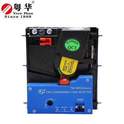 China Accept Different Country TW-800 CPU Coin Selector Coin Acceptor For Electronic Game Machine Accessories Vertical Coin Validator for sale