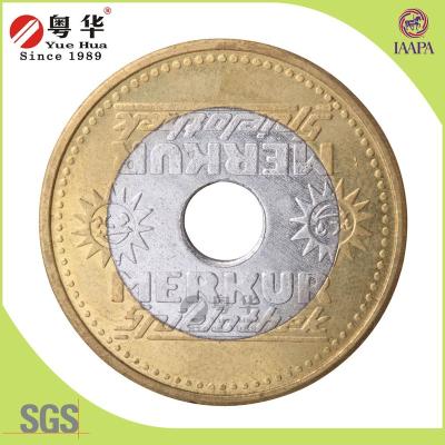 China Custom Europe Metal Game Token Coin For Arcade Machine for sale