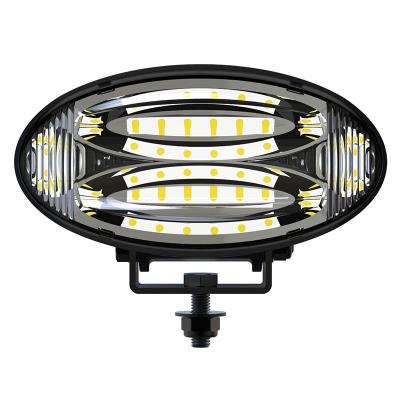 China High Quality 7 Inch 80w Oval Led Tractor Running Lights With Side-shooting Auxo Function WD-OA080 for sale