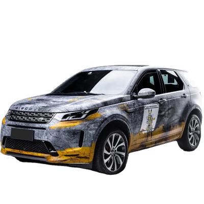 China Exterior Decoration New Fashion Customized pattern Printed Vinyl Wrap Foil For Vehicle for sale