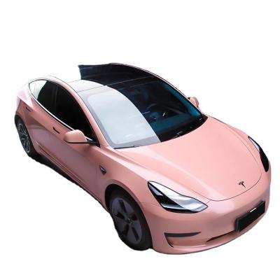 China Business/Luxury Joly  1.52*18m piggy pink night cherry Pink Super Gloss Crystal Vehicle Wrap PVC Car Wrap Vinyl Vehicle for sale