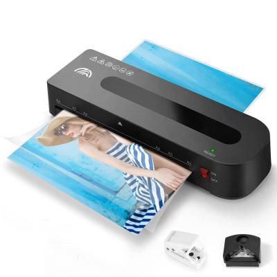 China Document Image Credit Card Office School PVC ID Card Protector Glitter 9 Inch Hot Press Laminator Laminator Machine for sale