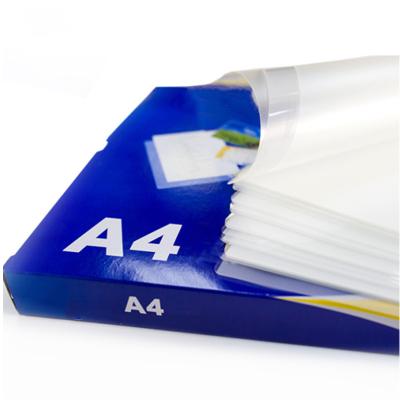 China New A4 Size Pocket Soft Transparency Film Moisture Proof For Laminating Machine for sale