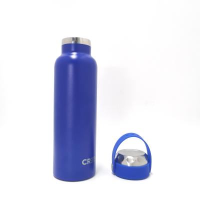 China PORTABLE 750ml Double Wall Stainless Steel Sports Bottle Water Flask Vacuum Thermal Insulated Water Canteen for sale