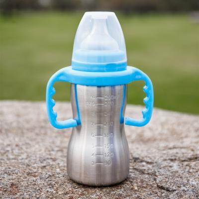 China BPA Free Food Grade 18 Stainless Steel 8 Baby Water Bottle Milk Bottle Feeding Bottle for sale