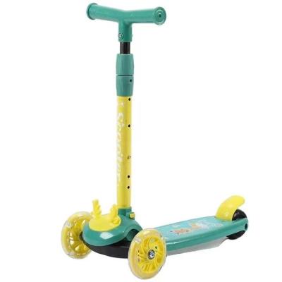 China 2023 Wholesale Cheap Foldable High Quality Instant Scooters Children's Scooters 2023 Widened Electric Foot Kids Wheel PU Factory Kick Scoter 3 Wheels Kids for sale