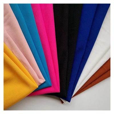 China Anti-Static Warm Clothing Fabrics In China Polyester Tank Top T-shirts Scuba Foam Crepe Fabric For Running Clothes Cloth for sale