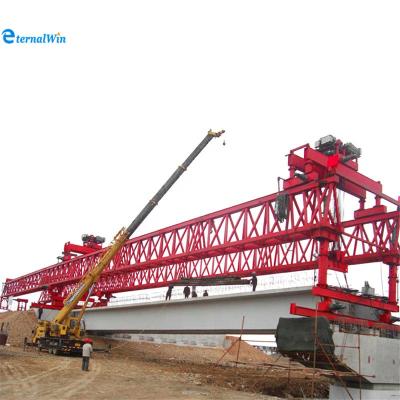 China Truss Type Full Span Pitch Gantry Crane 160T Girder Construction Crane for sale