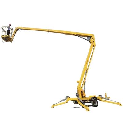 China 8m 12m 14m 16m 18m Flexible Trailer Mounted Articulated Boom Lift Use for Aerial Work Platform Hydraulic Lift Aerial Platform for sale