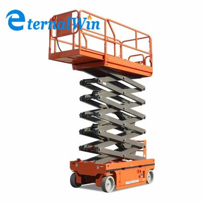 China Widely High Performance 10m Hydraulic Self Propelled Scissor Lift Track Mobile Work Platform for sale