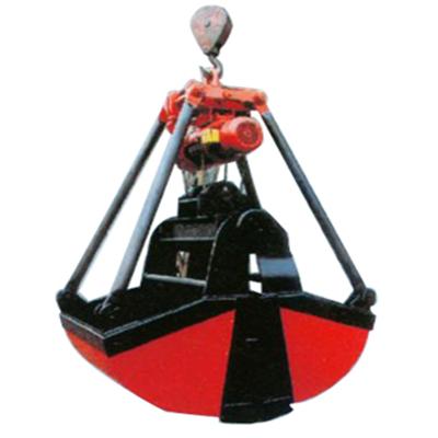 China Scrap Steel Customizable Mechanical Type Rope Grab Bridge 10ton Single Bucket for sale