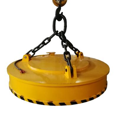 China Building Material Shops Industrial Crane Electric Lifting Magnet For Scraps Price for sale