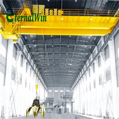 China QD Model Standard Double Girder European Bridge Crane Overhead Crane 5~50 Tons for sale