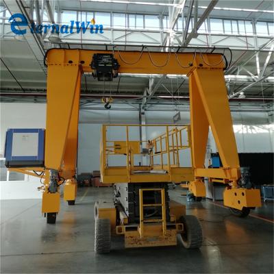 China RTG Gantry Crane Heavy Duty Rubber Tire Container Lifting Gantry Crane for sale