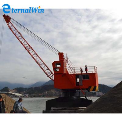 China Other 10ton Ship Unloading Stationary Seaport Swing Cranes Price for sale