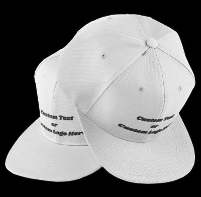 China 2021 COMMON hot sale customized plain white santa gorras snapback hats hats for men for sale