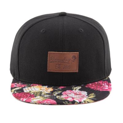 China New Product Launch JOINT Hip Hop Material Cotton Embroidered Process Snapback Hats for sale