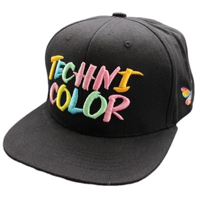 China JOINT New Style Adults Comfortable Adjustable Black Hip Hop Snapback Hats for sale