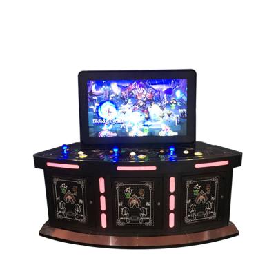 China Copper wire ocean chasing hook fish game machine arcade shooting fish table 3 players fish game table machines for sale for sale