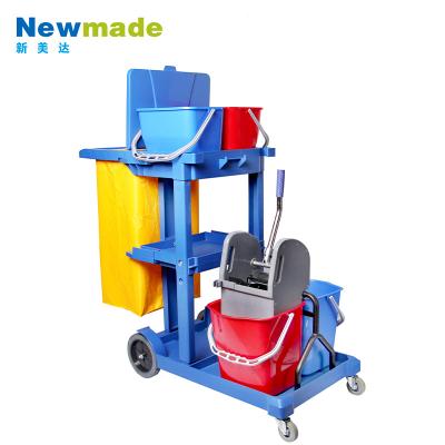 China Wholesale Cleaning Service Porter Cart Trolley Set Set For Hotel Use 119x55x113CM for sale