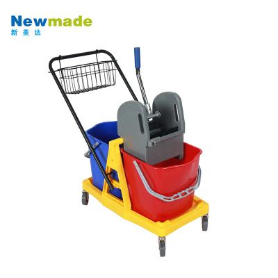 China Down Big Press Side 46L Double Wringer Cart 85X44X92CM for sale