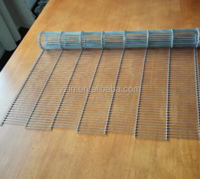 China Heat Resistant Enrober Wire Conveyor Belt For Biscuit, Bread, Pizza for sale