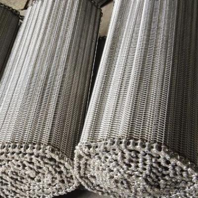 China Heat Resistant Stainless Steel Mesh Belt For Conveyor Equipment for sale