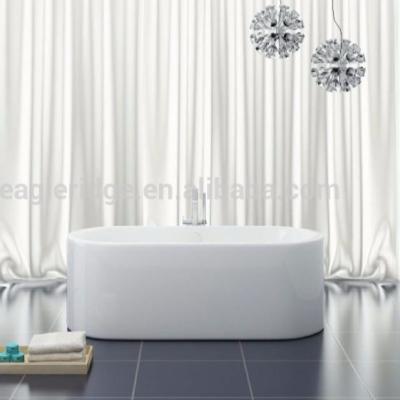 China Large Viable 100% High Gloss Acrylic Freestanding Bathtub 170x80cm for sale