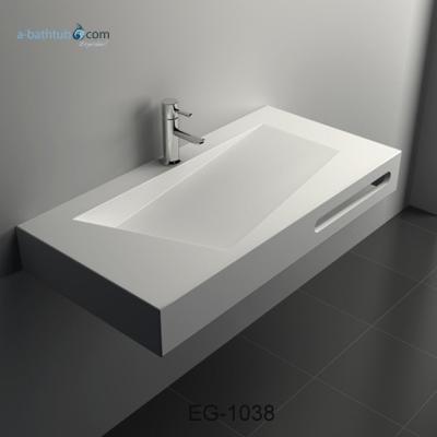 China Eco-friendly artificial stone washbasin for sale