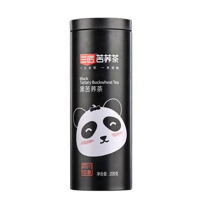 China Low-CARB 200g Sanjiang Gift Pack Chinese Special Black Panda 100% Tartary Buckeheat Bitter Tea for sale