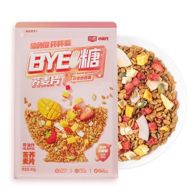 China Low-CARB Cereales Instant Cooking Chinese Oatmeal Buckwheat Oatmeal Breakfast Cereal Flakes Quick Food To Prepare for sale