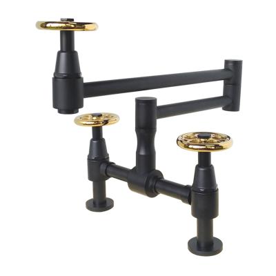 China Farmhouse Industrial Deck Style Attic Kitchen Sink Pull Down Faucet for sale