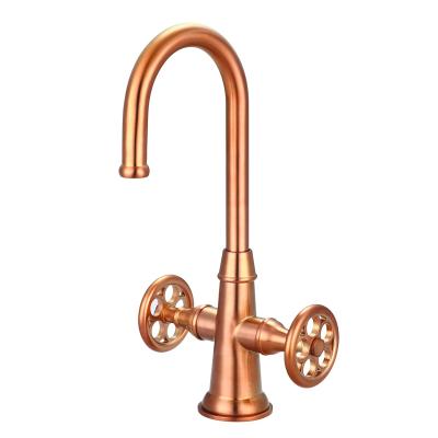 China Contemporary Decorative Piping Sink Faucet Bar Brass Mixer Tap for sale