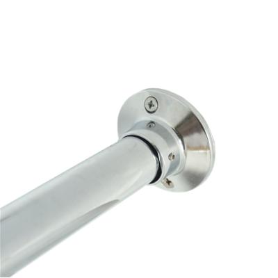 China Chrome Wall Supportable Curtain Rod Bracket for sale