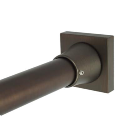 China Sustainable Oil Rubbed Cubic Bronze Curtain Rod Bracket Specially Designed for sale