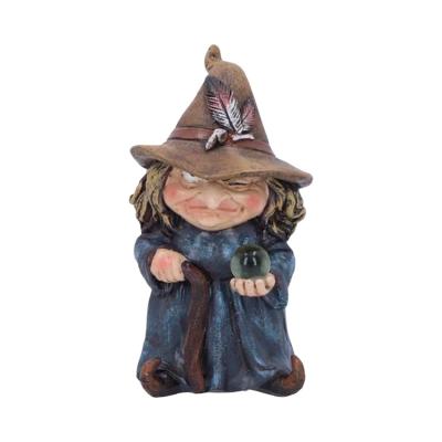 China Halloween Witch Sculpture Border Magic Resin New Halloween Opens Small Ornaments Halloween Decoration for sale