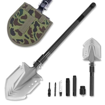 China 3Cr13Mov Multifunctional Portable Camping Survival Tool Sniper Military Folding Outdoor Tactical Shovel for sale