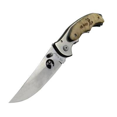 China Camping Handle Folding Non-variable Outdoor Tactical Hunting Wooden Knife for sale