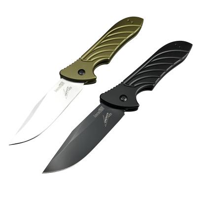 China Kershaw 7600 Style OTF Knife Camping Jungle Non-variable Survival Anodized Aluminum Alloy Handle Outdoor Knife for sale