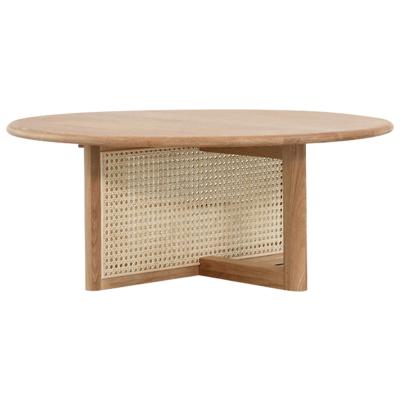 China Xingsheng modern new products small round table tea table Nordic solid wood oak table simple small tea room for sale