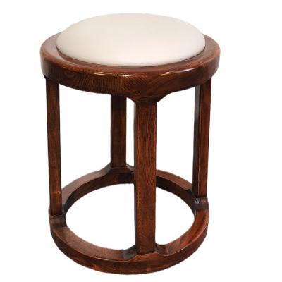 China Round wooden stool for teatable for sale