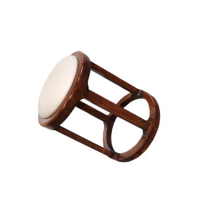 China XIingsheng Leather Auxiliary Round Wooden Tablel Furniture Set Wooden Stool For Enterta Inment Table for sale