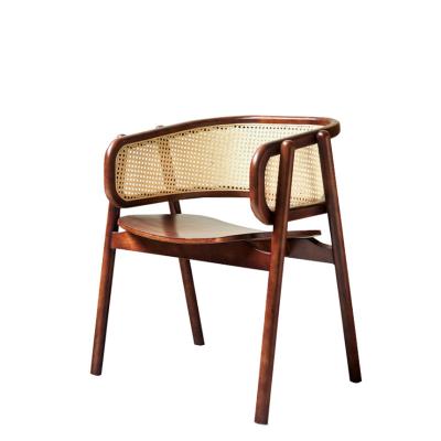 China Xingsheng new products spinning cane of Nordic dining chair makes solid wood modern and contracted chair for sale