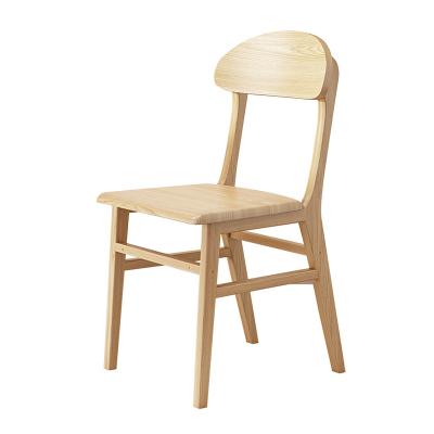 China Xingsheng Wooden Chair Nordic Solid Wood Simple Modern Dining Chair For Dining Room for sale