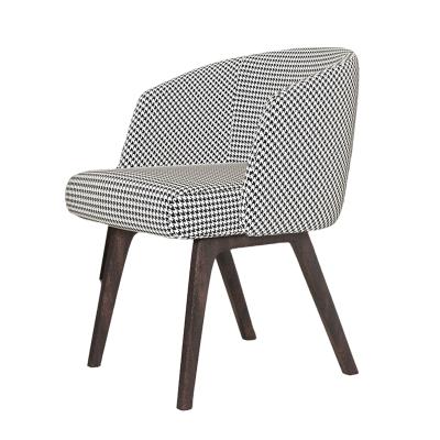 China Xingsheng Chair Household Backrest Modern Wood Dining Chair Nordic Solid Wood Single Dining Chair for sale