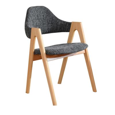 China Nordic Creative Xingsheng Chair Modern Solid Wood Dining Chair Leisure Computer Office Chair for sale