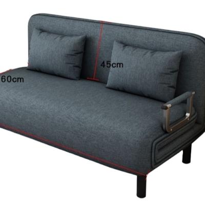 China Xingsheng Fabric Extendable Dual Function Multifunctional Sofa Folding Sofa Bed With Arms Folding Sofa Bed for sale