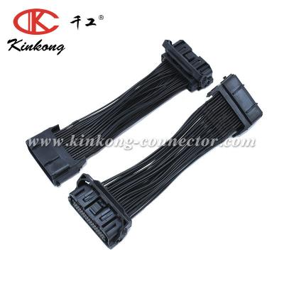 China Custom 48 Pin Automotive Waterproof ECU Connector Motorcycle Automotive Wiring Female And Male Wiring For Suzuki for sale