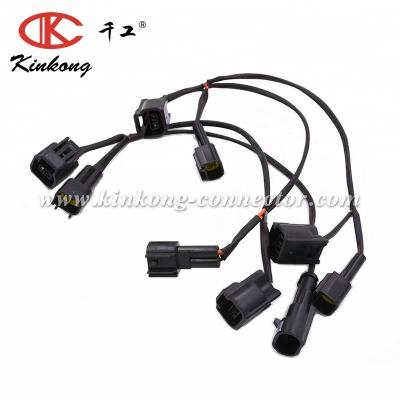 China Custom Automotive Female And Male Waterproof Connector Motorcycle KTM Twim Wiring Harness YK Shipping And Handling Cable Assembly for sale