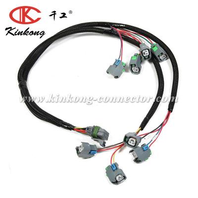 China Auto Customized Automotive Fuel Injection Adapters Wire Harness Loom for sale